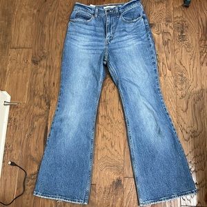 levis 70 high rise flare jeans